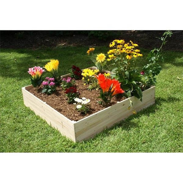 Riverstone Industries Eden RGB-4411 4 Ft. x 4 Ft. X 11 In. Quick Assembly Raised Garden Bed